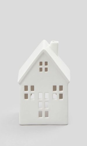  - New candle house/tea light house - charming light, porcelain