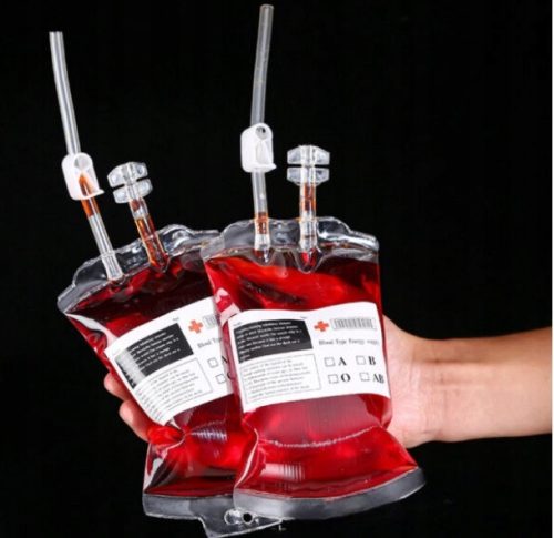  Blood Container Drip Set Halloween HALLOWEEN PARTY