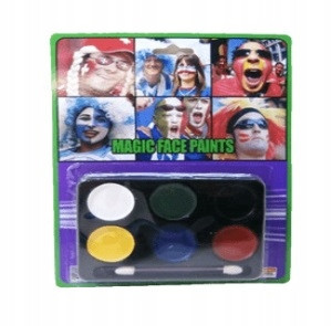  Halloween face paints in 6 colors