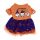  Halloween dress for a dog with pumpkin motif, flexible costume for your pet