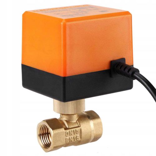  Ball solenoid valve with actuator, AC 220V actuator