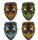  Halloween LED Mask 4 Patterns Mix Glowing HALLOWEEN PARTY