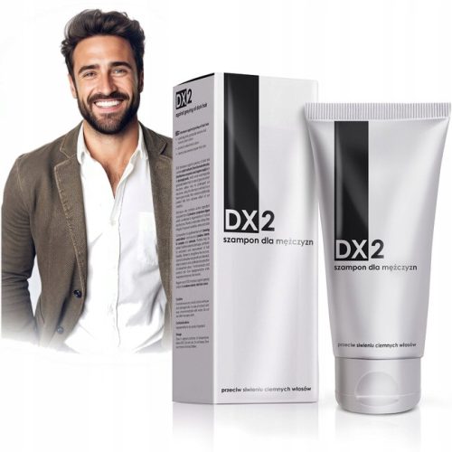 DX2 Men's Anti-Gray Shampoo for Dark Hair - 150 ml by Aflofarm