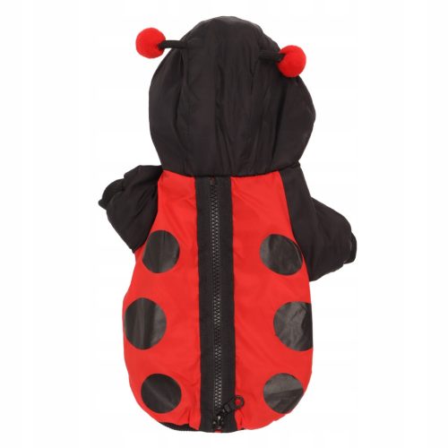  Warm Halloween Ladybug Style Dog Jacket for Small Dogs