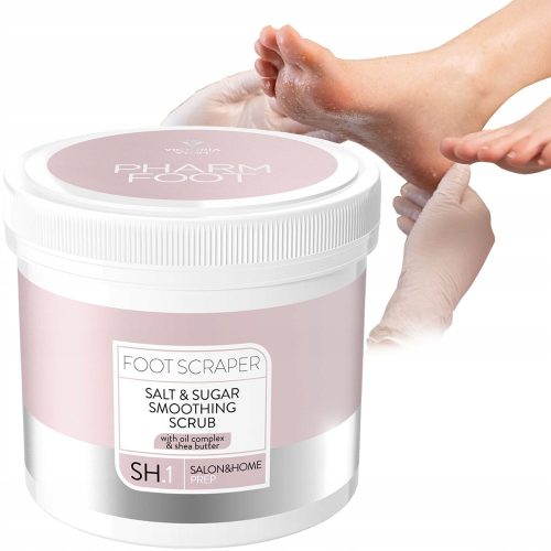  PHARM FOOT FOOT SCRAPER SMOOTHING SALT-SUGAR FOOT PEELING 800 g