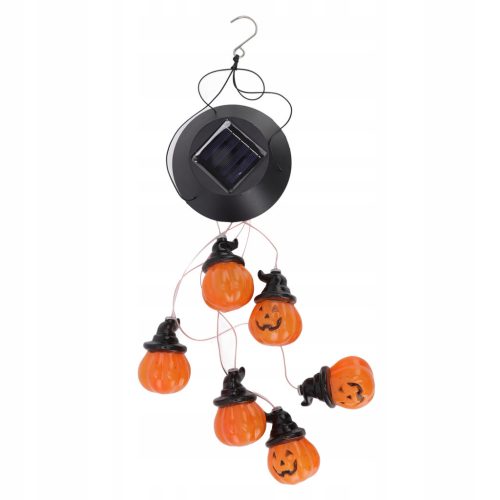  o-SOLAR LAMP CHAIN 6xLED HALLOWEEN PUMPKINS