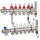  X-HOME UNDERFLOOR HEATING MANIFOLD 6 PEX CONNECTORS P VALVE