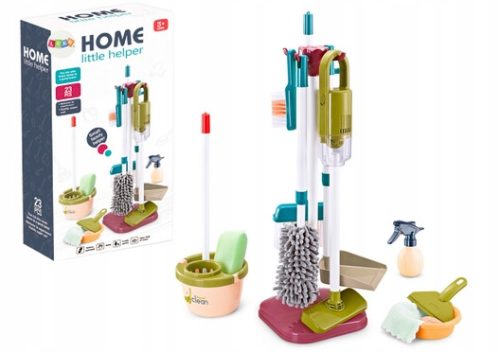  Children's Cleaning Set with Vacuum Cleaner 23 pcs