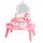  TOOKY TOY Pink Wooden Makeup Dressing Table with Mirror