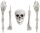  Decoration Skeleton BONES Skeleton Skull Arms Legs Halloween 5 Pieces