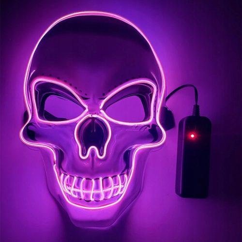  Scary Glowing Skull Mask for Halloween