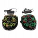  Halloween LED Face Shield, Flexible, Battery Operated, 2 Pack