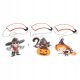  3 Pieces Halloween Parachute Pumpkin Witch Skull Hanging Decoration DIY