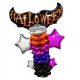  o-Halloween decoration with vertical balloons