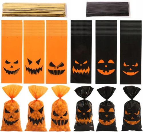  120x HALLOWEEN-SÜßBEUTEL HALLOWEEN-SÜßVERPACKUNG