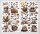  12x SHEET HALLOWEEN STICKER SET CHRISTMAS DECORATION STICKERS