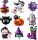  9x HALLOWEEN BALLOONS HALLOWEEN BALLOON SET BALL PUMPKIN COVERBEB GHOST