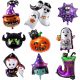  9x HALLOWEEN BALLOONS HALLOWEEN BALLOON SET BALL PUMPKIN COVERBEB GHOST