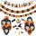  HALLOWEEN DECORATION 25-PIECE PARTY DECORATION SET BALLOONS BANNERS