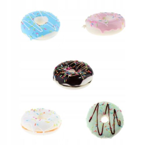  o-5 PIECES OF ARTIFICIAL DONUTS IN MULTICOLOR