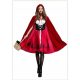  Halloween Costume for Adults, Cosplay, Little Red