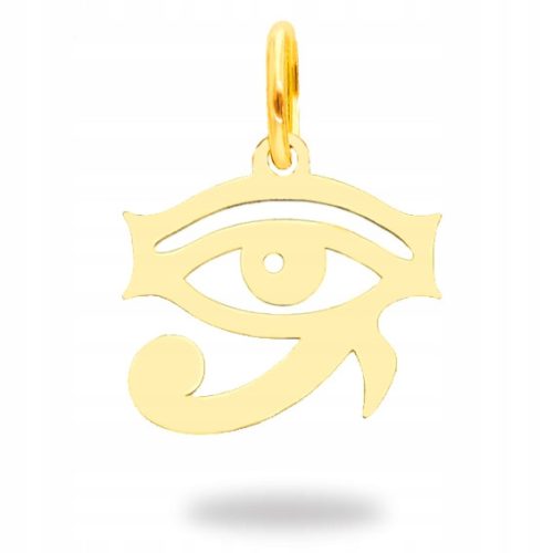  Silver Gold-Plated Eye of Horus Pendant PR.925