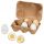  Set of wooden eggs in a carton Goki 51511 7 pcs.