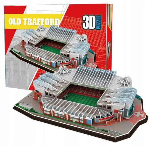  3D PUZZLE FOOTBALL STADIUM OLD TRAFFORD MANCHESTER UNITED 138 PIECES