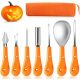  PUMPKIN CARVING SET BLADE HALLOWEEN TOOLS 7-PIECE CASE