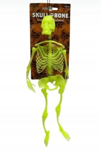  Glowing Skeleton Halloween Decorations, Fluorescent, 10 Pack