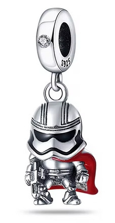  Charm Pendant Captain Phasma Star Wars Silver 925 STAR WARS