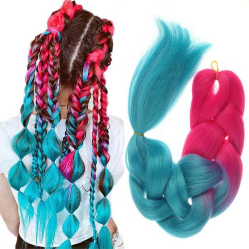  SYNTHETIC HAIR FOR BRAIDS COLORFUL OMBRE BRAIDS B41