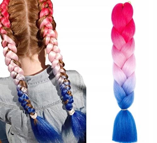  SYNTHETIC HAIR FOR DREADLOCKS BRAIDS COLORFUL OMBRE EXTENSIONS C23