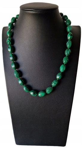  MALACHITE GREEN NECKLACE KING SOLOMON'S STONE WISDOM LOVE GOOD AURA