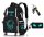 Glow-in-the-Dark Backpack Set with Pencil Case and Keychain for School and Travel