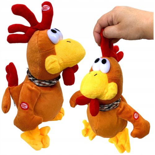  Interactive rooster chicken plush dancing funny clucking hen