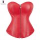  Leather corset with zipper