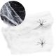  Artificial WHITE HALLOWEEN SPIDER WEB 2 Spiders 60g