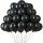  Halloween black balloons -50 pcs