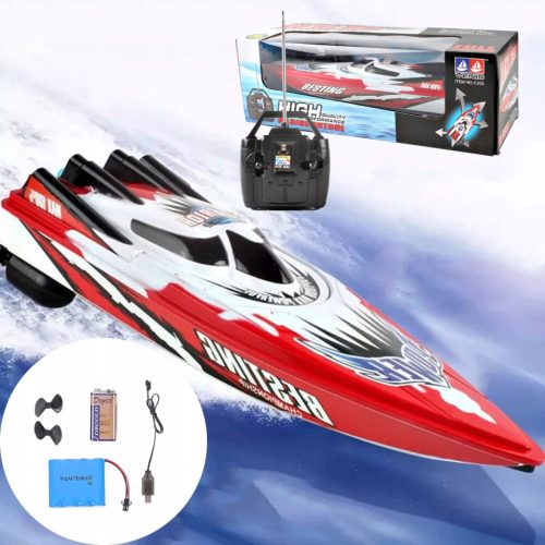  MOTORBOAT BOAT REMOTE CONTROLLED BOAT RC + REMOTE CONTROL 15KM/H