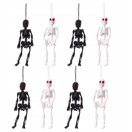  Rubber Skeleton Children's Toy Mini 8-piece