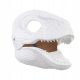  DINOSAUR MASK WITH OPEN MOUTH OF A GRAY RAPTOR