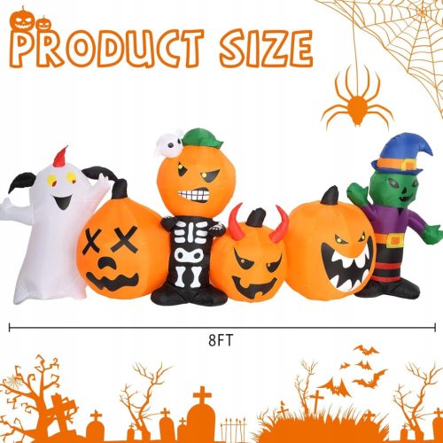  Halloween inflatable outdoor decoration ghost pumpkins LED