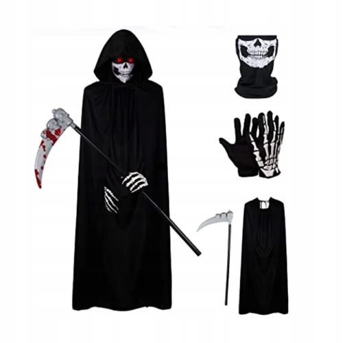  Halloween Party Cosplay Coat Halloween Skull Ball Costume