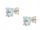  SILVER SWISS TOPAZ EARRINGS NATURAL 7x5 RHODIUM PLATED GIFT