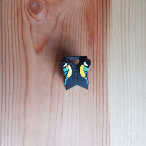  Wooden bird earrings - TITMORE