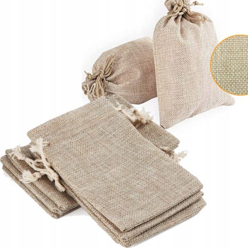  30 pieces of linen bags for packaging sweets, 10 x 14 cm