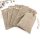  30 pieces jute bags for coins – jute 10 x 14 cm