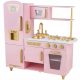  KitchenJoy XL Large Pink Gold Wooden Kids Kitchen Toy