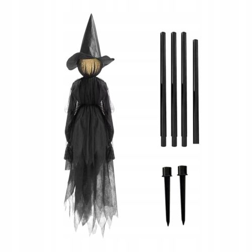  Screaming Halloween witch with LED lights. Halloween decorations